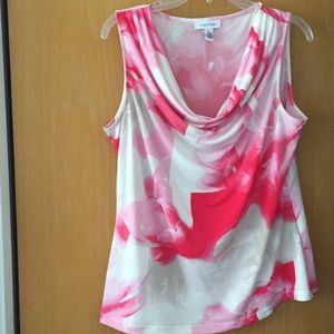 Pretty pink Calvin Klein top